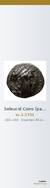 Seleucid Coins (part 2) 1751 — CANOA