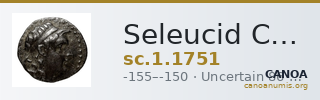 Seleucid Coins (part 2) 1751 — CANOA