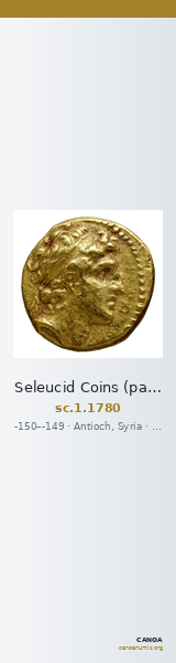 Seleucid Coins (part 2) 1780 — CANOA