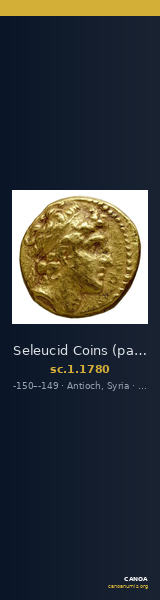 Seleucid Coins (part 2) 1780 — CANOA