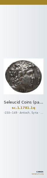 Seleucid Coins (part 2) 1781.1q — CANOA