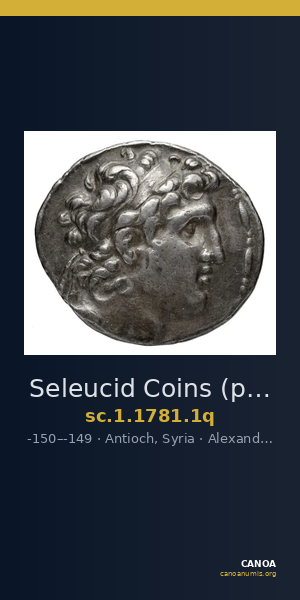 Seleucid Coins (part 2) 1781.1q — CANOA