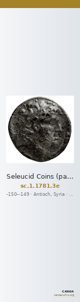 Seleucid Coins (part 2) 1781.3e — CANOA