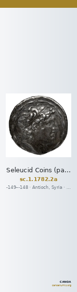 Seleucid Coins (part 2) 1782.2a — CANOA