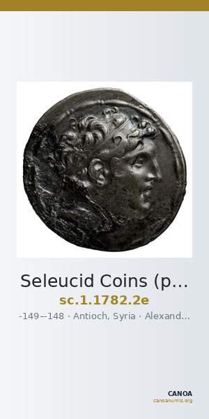 Seleucid Coins (part 2) 1782.2e — CANOA