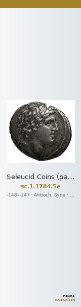 Seleucid Coins (part 2) 1784.5e — CANOA