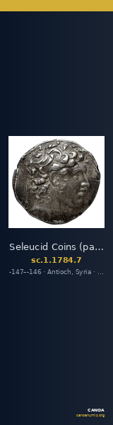 Seleucid Coins (part 2) 1784.7 — CANOA