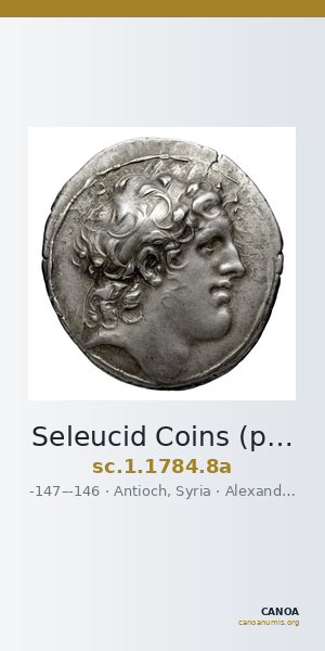 Seleucid Coins (part 2) 1784.8a — CANOA