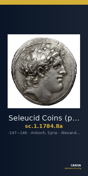 Seleucid Coins (part 2) 1784.8a — CANOA