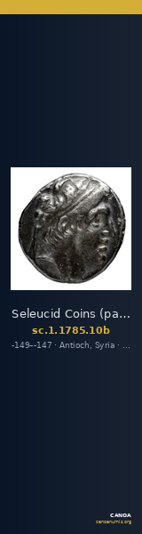 Seleucid Coins (part 2) 1785.10b — CANOA