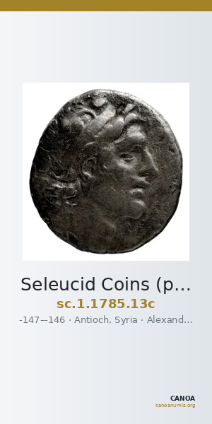 Seleucid Coins (part 2) 1785.13c — CANOA