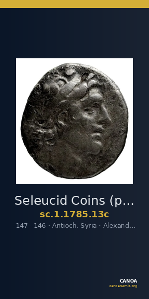 Seleucid Coins (part 2) 1785.13c — CANOA