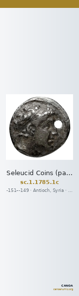 Seleucid Coins (part 2) 1785.1c — CANOA