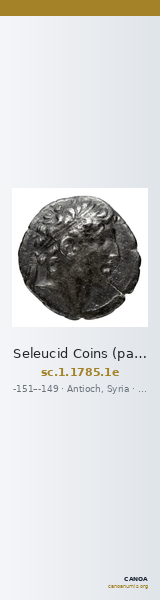 Seleucid Coins (part 2) 1785.1e — CANOA