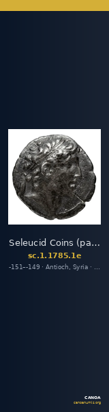 Seleucid Coins (part 2) 1785.1e — CANOA