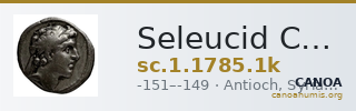 Seleucid Coins (part 2) 1785.1k — CANOA