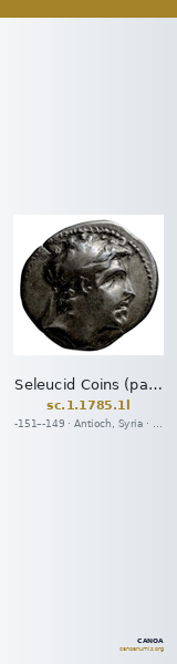 Seleucid Coins (part 2) 1785.1l — CANOA