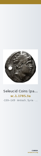 Seleucid Coins (part 2) 1785.3a — CANOA