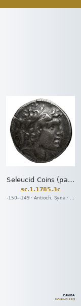 Seleucid Coins (part 2) 1785.3c — CANOA