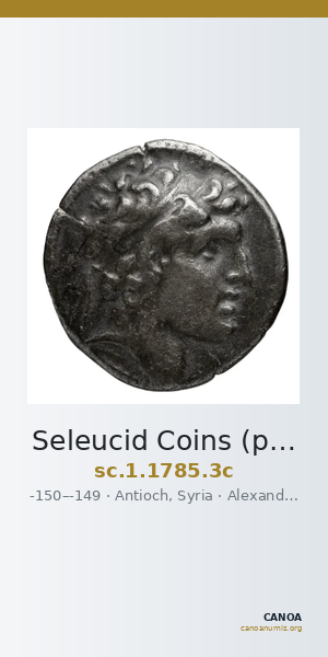 Seleucid Coins (part 2) 1785.3c — CANOA