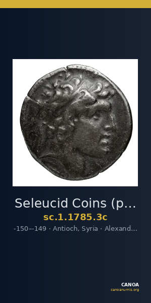 Seleucid Coins (part 2) 1785.3c — CANOA