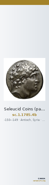 Seleucid Coins (part 2) 1785.4b — CANOA