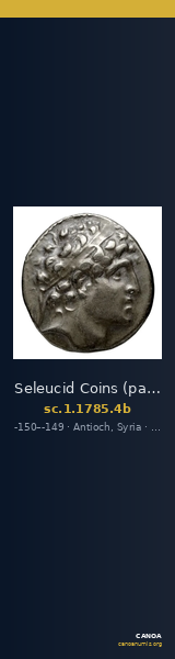 Seleucid Coins (part 2) 1785.4b — CANOA