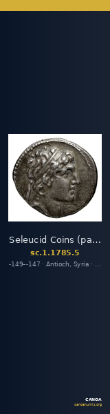Seleucid Coins (part 2) 1785.5 — CANOA