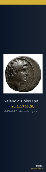 Seleucid Coins (part 2) 1785.5b — CANOA