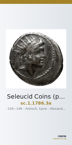 Seleucid Coins (part 2) 1786.3a — CANOA
