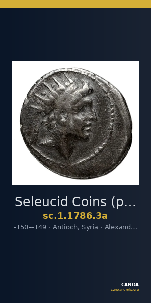 Seleucid Coins (part 2) 1786.3a — CANOA