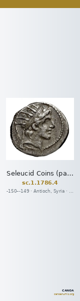 Seleucid Coins (part 2) 1786.4 — CANOA