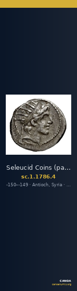 Seleucid Coins (part 2) 1786.4 — CANOA
