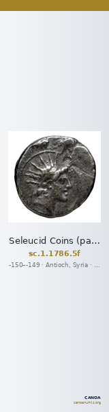 Seleucid Coins (part 2) 1786.5f — CANOA