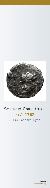 Seleucid Coins (part 2) 1787 — CANOA