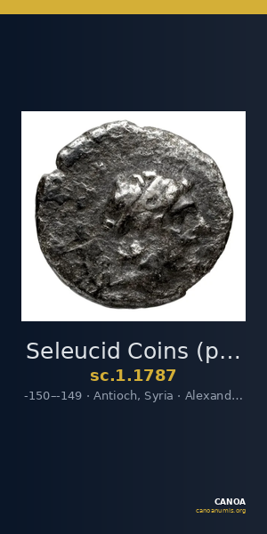 Seleucid Coins (part 2) 1787 — CANOA