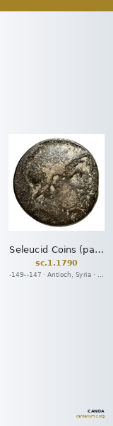 Seleucid Coins (part 2) 1790 — CANOA