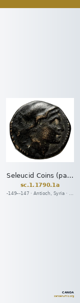 Seleucid Coins (part 2) 1790.1a — CANOA