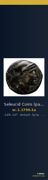 Seleucid Coins (part 2) 1790.1a — CANOA