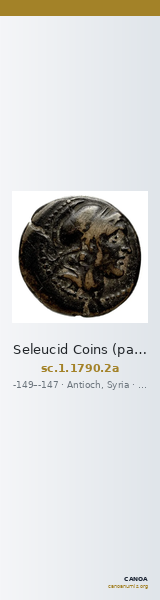 Seleucid Coins (part 2) 1790.2a — CANOA