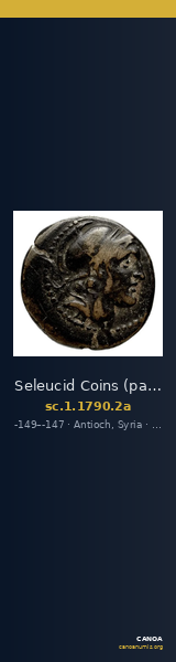 Seleucid Coins (part 2) 1790.2a — CANOA