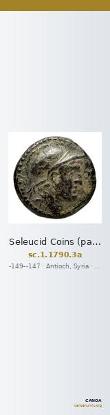 Seleucid Coins (part 2) 1790.3a — CANOA
