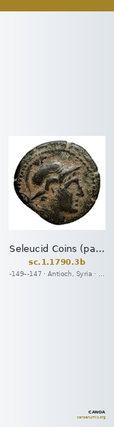 Seleucid Coins (part 2) 1790.3b — CANOA