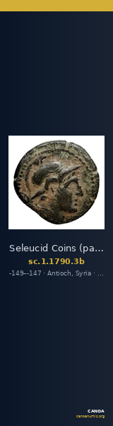 Seleucid Coins (part 2) 1790.3b — CANOA