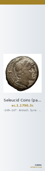 Seleucid Coins (part 2) 1790.3c — CANOA
