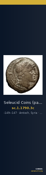 Seleucid Coins (part 2) 1790.3c — CANOA