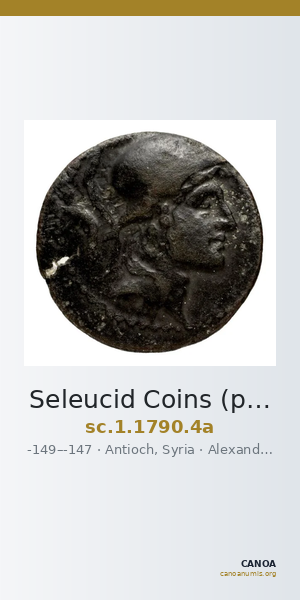 Seleucid Coins (part 2) 1790.4a — CANOA