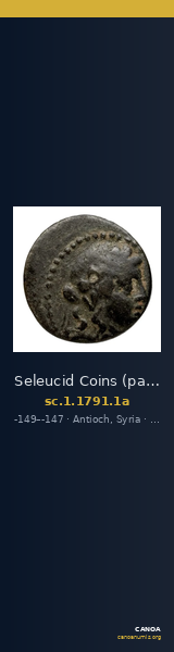 Seleucid Coins (part 2) 1791.1a — CANOA