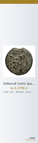 Seleucid Coins (part 2) 1792.1 — CANOA