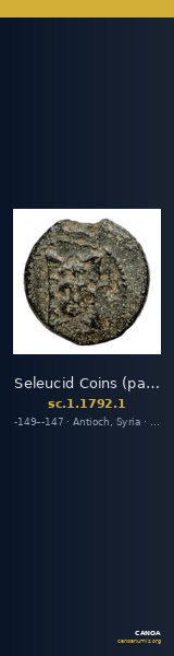 Seleucid Coins (part 2) 1792.1 — CANOA
